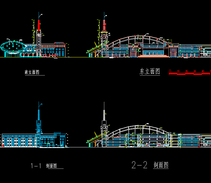 某學(xué)校CAD建筑設(shè)計(jì)CAD施工圖圖紙7