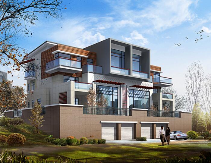 別墅山莊建筑結(jié)構(gòu)設(shè)計CAD施工圖