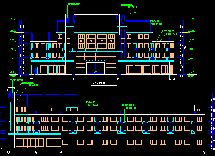 商業(yè)辦公樓附近CAD設計圖紙1