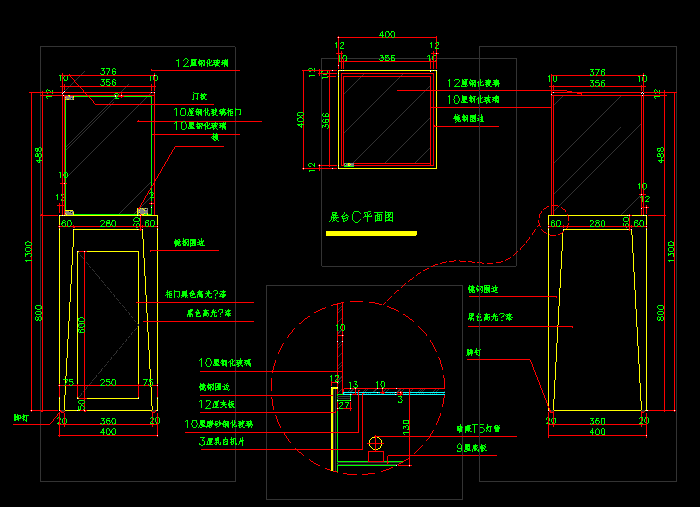 咖啡廳西餐廳裝修圖紙2