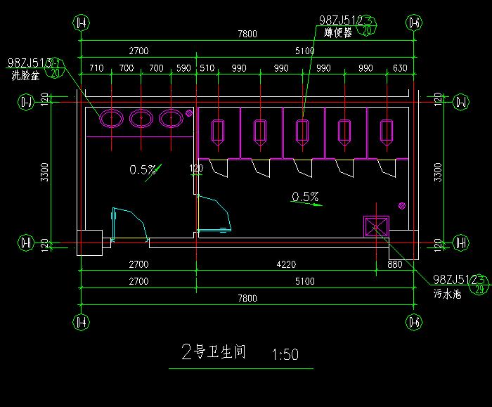 學(xué)校綜合樓全套建筑圖設(shè)計(jì)CAD施工圖4