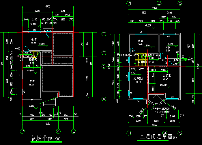 新農(nóng)村別墅設(shè)計(jì)圖紙4