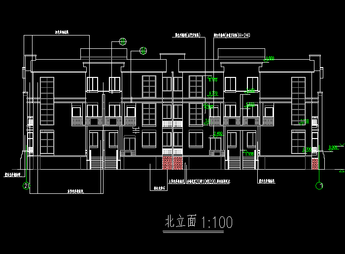 國(guó)外別墅規(guī)劃設(shè)計(jì)CAD方案施工圖4