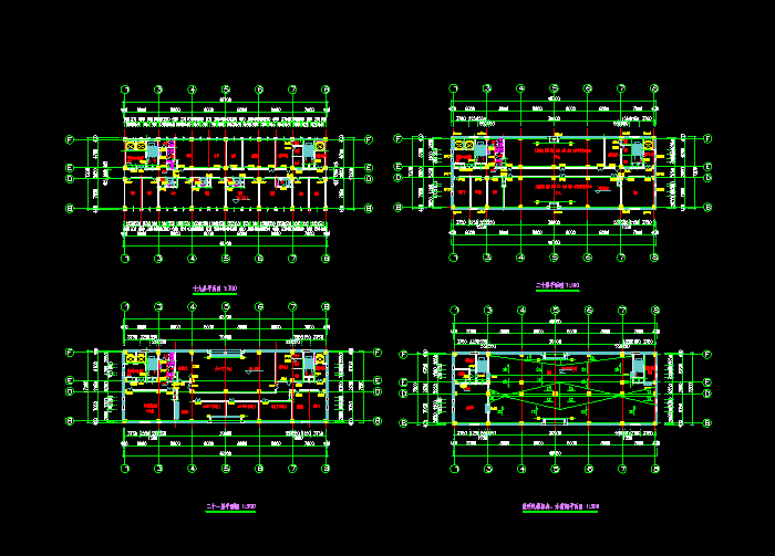 商業(yè)辦公樓CAD施工圖紙5