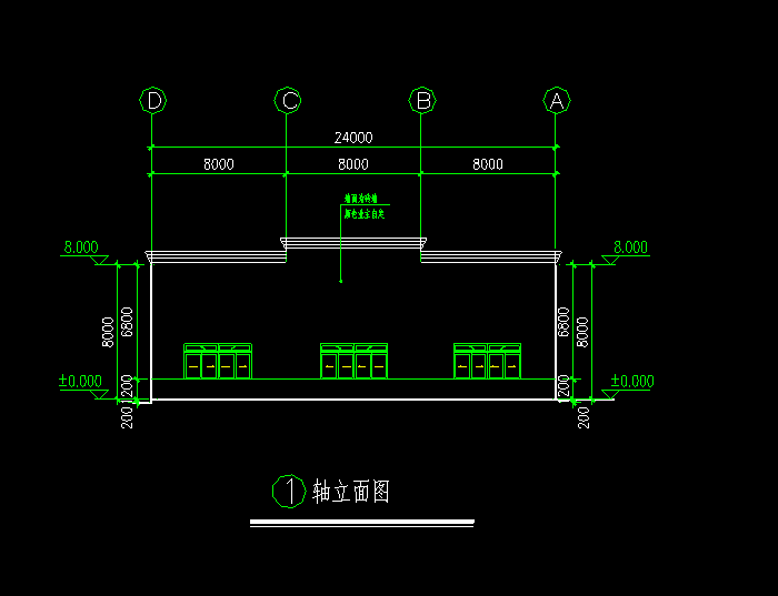 木業(yè)公司鋼筋結(jié)構(gòu)廠房CAD施工圖7