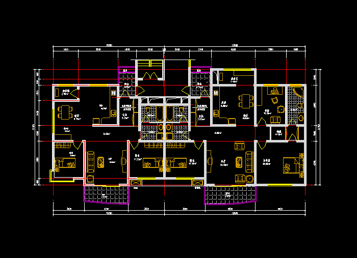 高層公寓建筑施工圖紙7