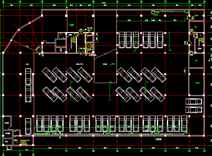 商業(yè)辦公樓CAD施工圖紙7