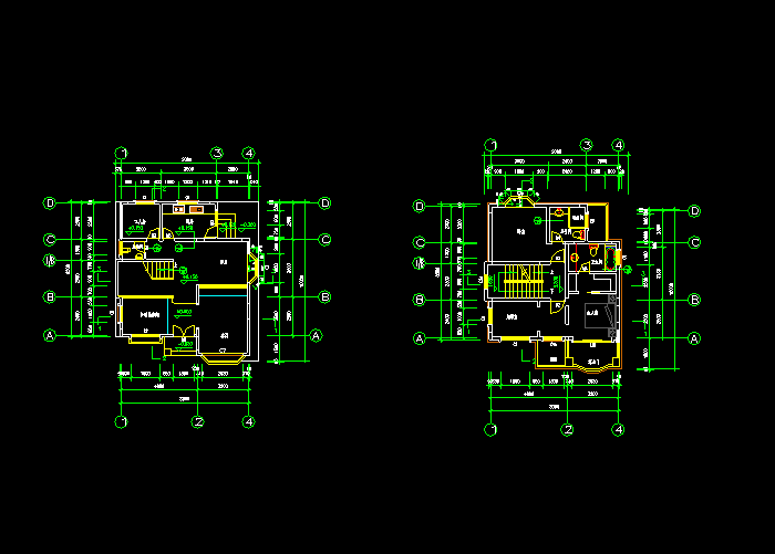 別墅戶型建筑圖紙2
