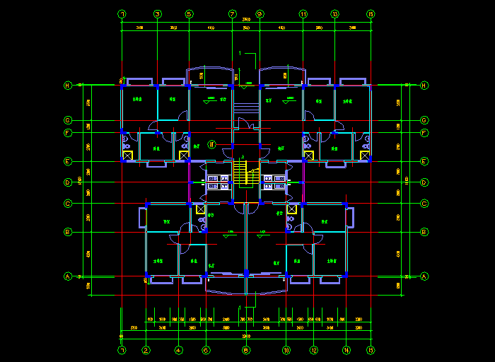 小區(qū)住宅方案設(shè)計(jì)圖紙4