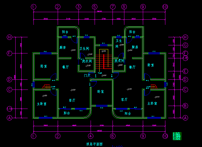 小區(qū)住宅方案設(shè)計(jì)圖紙6