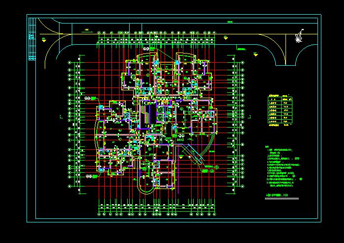 某住宅小區(qū)建筑設(shè)計(jì)CAD圖紙1