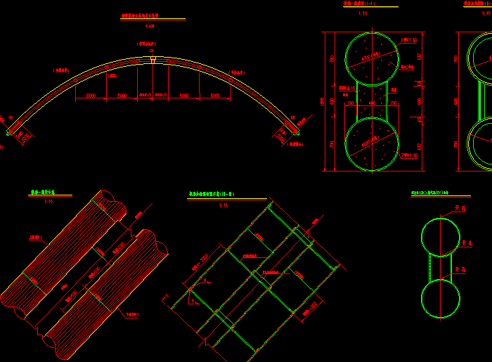 西河玉帶橋施工圖紙1