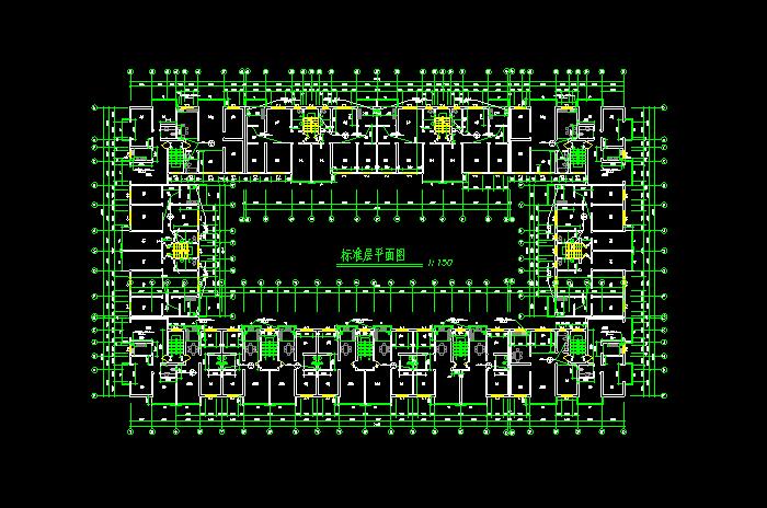 6層住宅樓設(shè)計(jì)CAD施工圖1