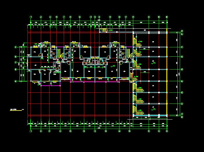 某市花園式高層住宅設計全套CAD施工圖2