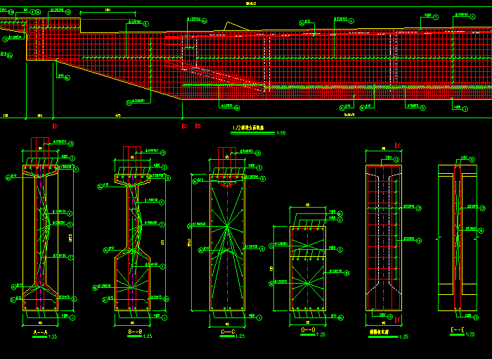 鋼管拱橋施工設(shè)計圖紙2