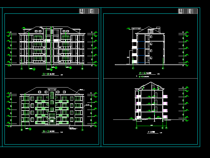 南方某地11層小高層住宅CAD設(shè)計(jì)圖2