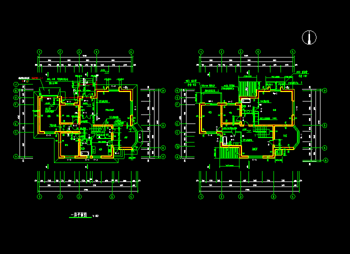 別墅住宅CAD建筑圖紙2