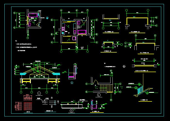 復(fù)式住宅樓CAD圖紙方案圖2