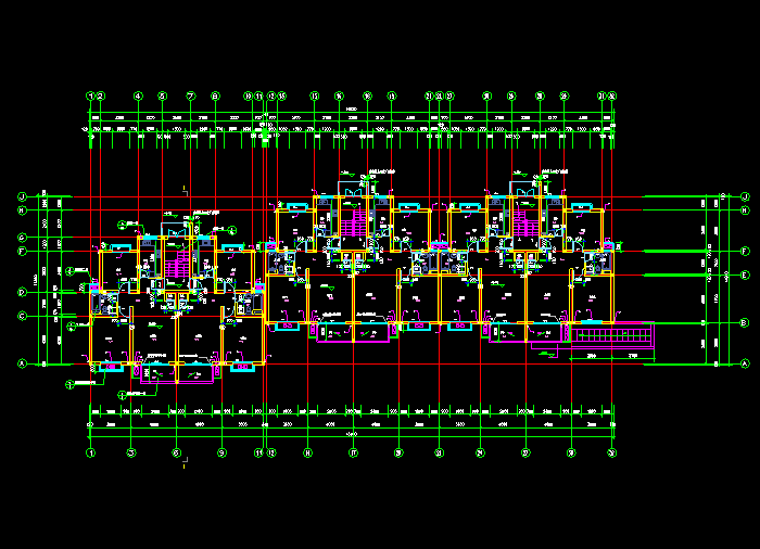 住宅電梯高層戶型圖紙3