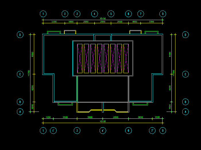 單元式多層住宅樓設(shè)計(jì)CAD施工圖3