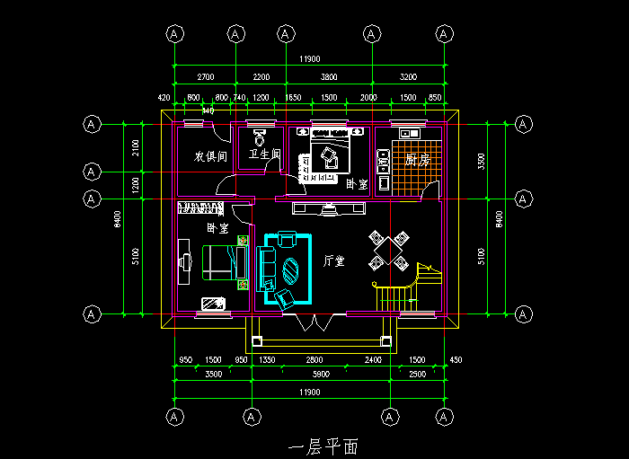 小別墅全套建筑設(shè)計圖紙3
