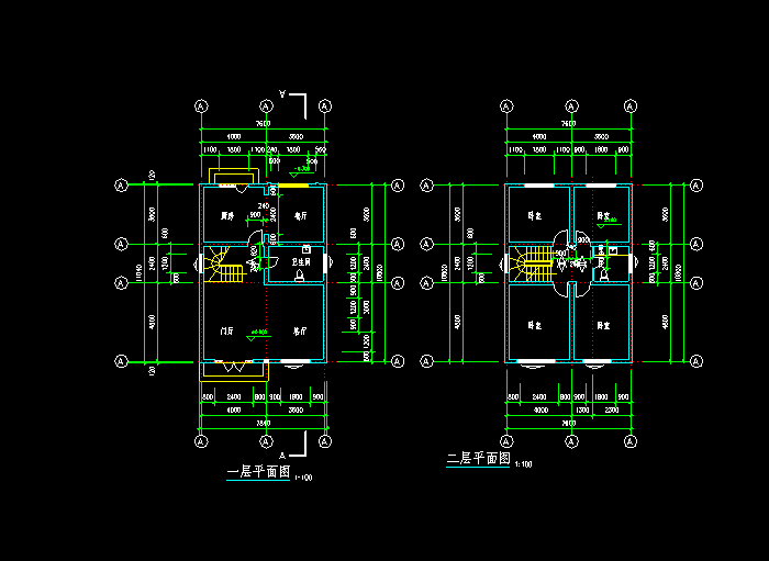 鄉(xiāng)村小別墅建筑設(shè)計施工圖3