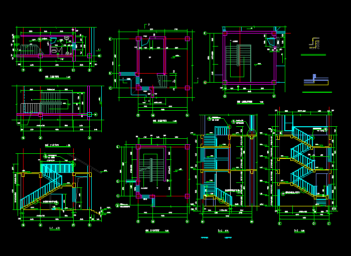 別墅住宅CAD建筑圖紙3