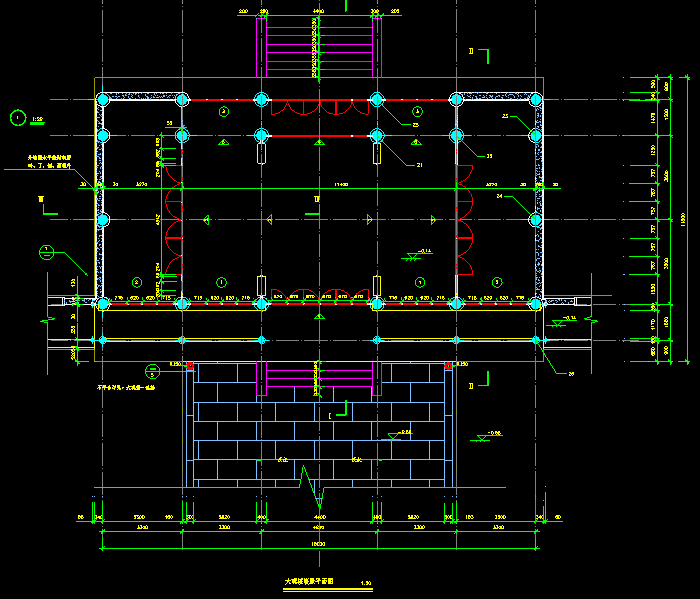北京古典民居建筑CAD方案圖3