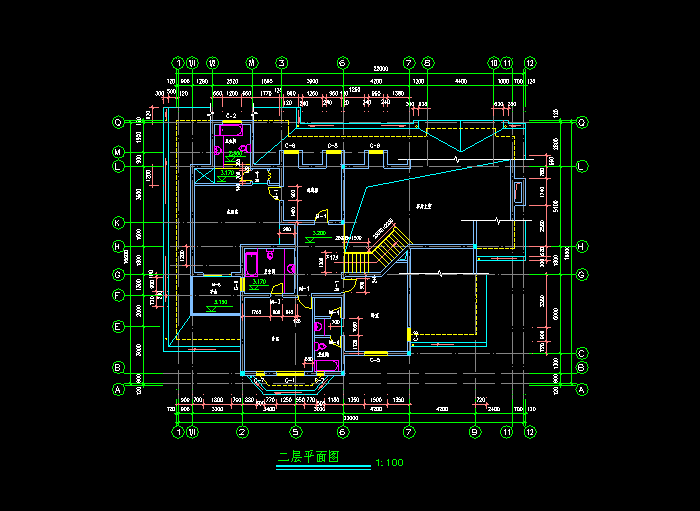 小別墅全套建筑設(shè)計圖紙4