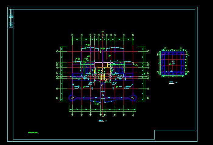 某市花園式高層住宅設計全套CAD施工圖4