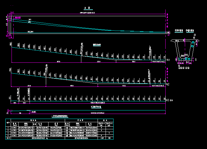 大橋橋墩鋼筋CAD設(shè)計圖紙4