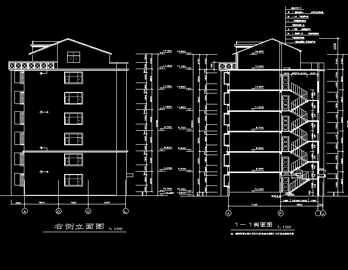 四房兩廳高檔住宅設計裝飾CAD施工圖5