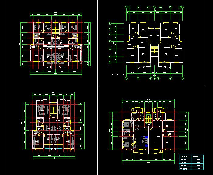 某市花園式高層住宅設計全套CAD施工圖5