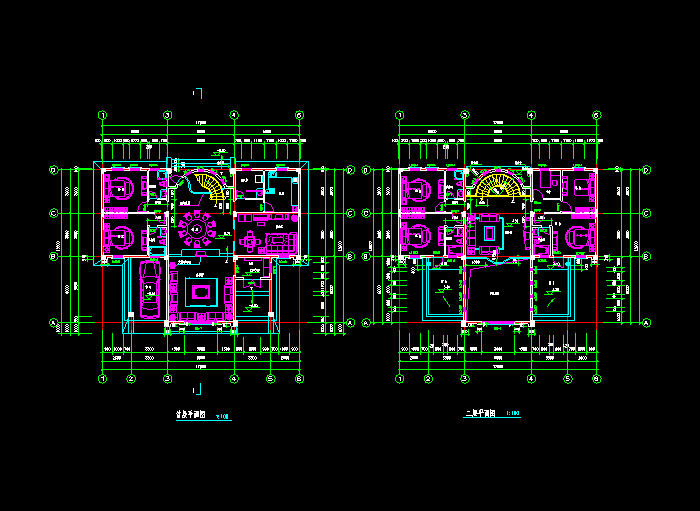 別墅住宅CAD建筑圖紙5