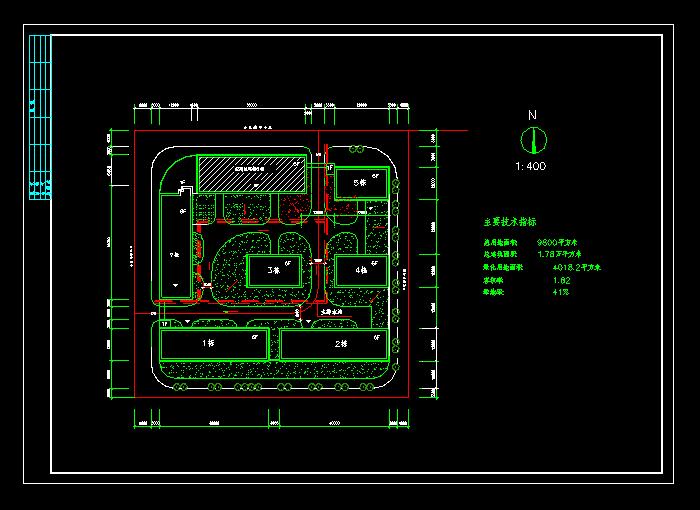 某住宅小區(qū)建筑設(shè)計(jì)CAD圖紙6