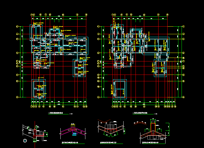 鄉(xiāng)村小別墅建筑設(shè)計施工圖6