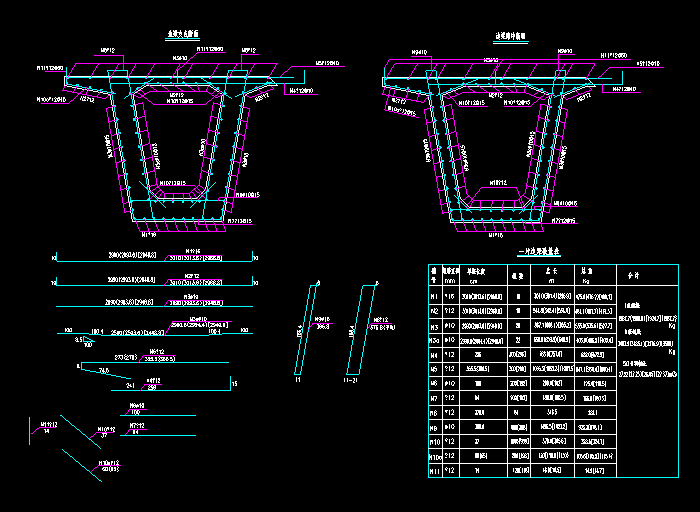 大橋橋墩鋼筋CAD設(shè)計圖紙6