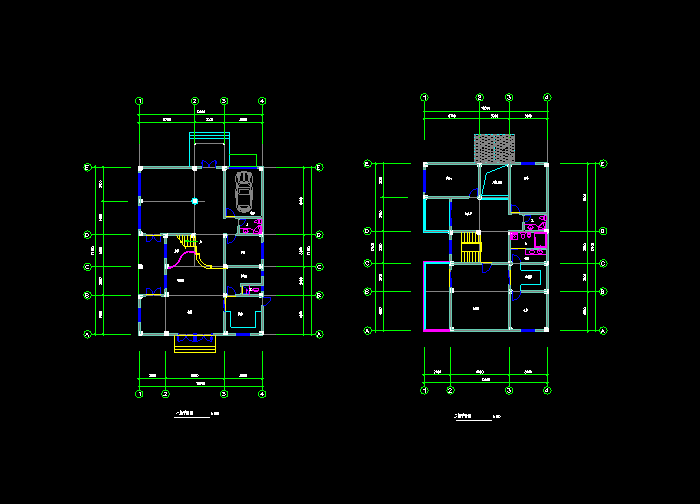 某賓館別墅的全套建筑設(shè)計施工圖