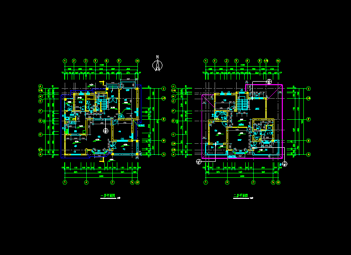鄉(xiāng)村小別墅建筑設(shè)計(jì)施工圖