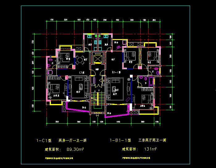 農(nóng)家小型別墅設(shè)計(jì)CAD建筑圖