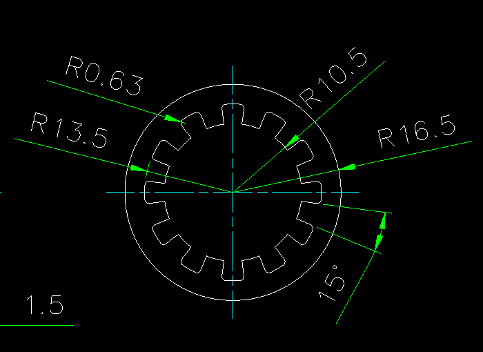 cad機(jī)械部件圖紙1