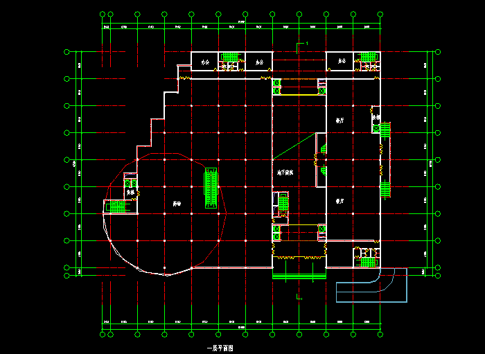 某綜合樓方案CAD建筑施工圖1