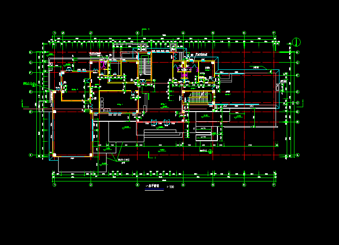 某綜合樓方案CAD建筑施工圖2