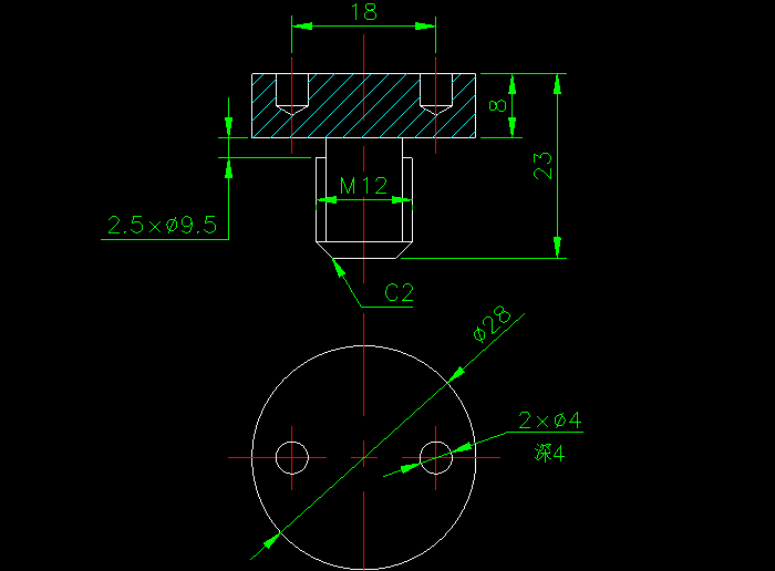cad機(jī)械部件圖紙3