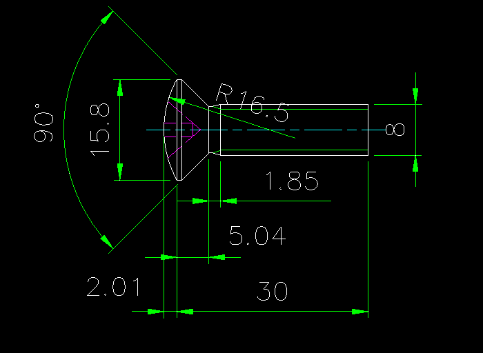 cad機(jī)械部件圖紙4