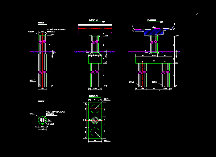 某凌鐵大橋建筑施工圖紙4