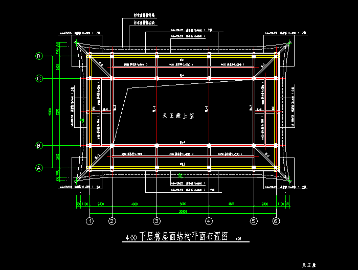 古典石橋建筑CAD施工圖5