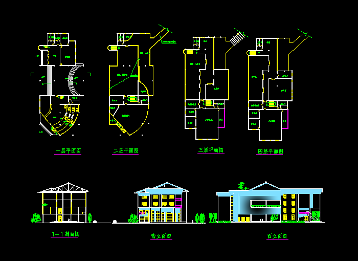 CAD建筑設(shè)計(jì)圖紙5