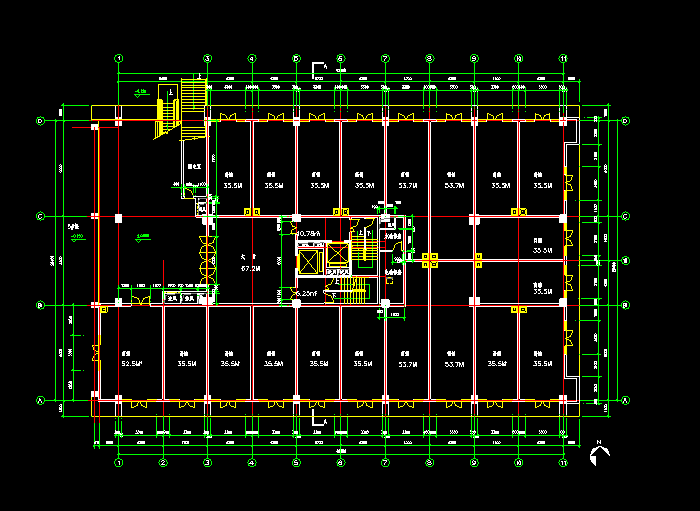 中高層商住樓建筑施工設(shè)計(jì)圖6