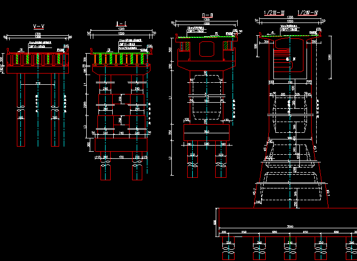 大橋CAD建筑施工圖1